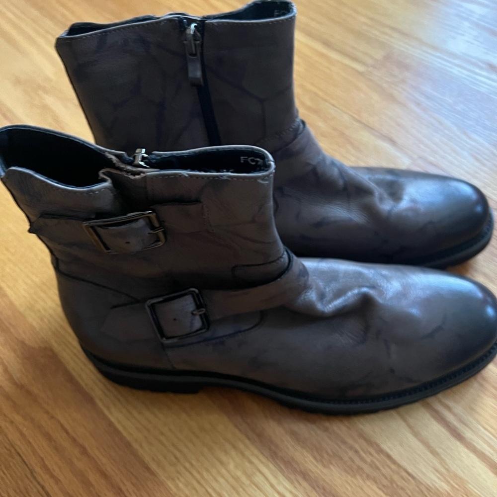 New French Connection FCUK Mens Brown Chelsea Designer Boots Size 8